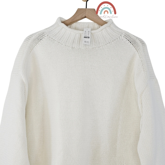 New! J. Crew 2025 Rollneck Sweater Ivory S - Picture 8 of 15